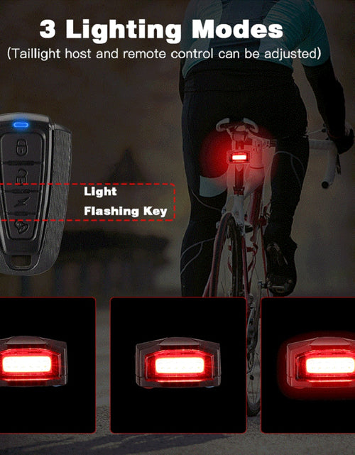 Load image into Gallery viewer, TheftBuster Bicycle Tail Light Anti-Theft Alarm Wireless Waterproof
