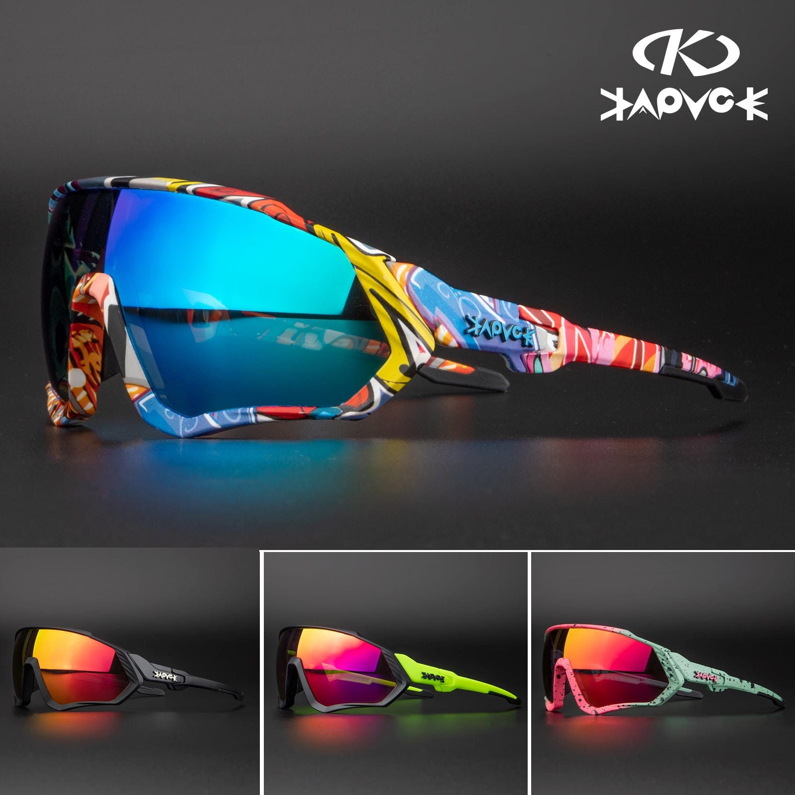 Sport Goggles - Glacier Cycling Kite Glasses - Surf Glasses - From Ravs