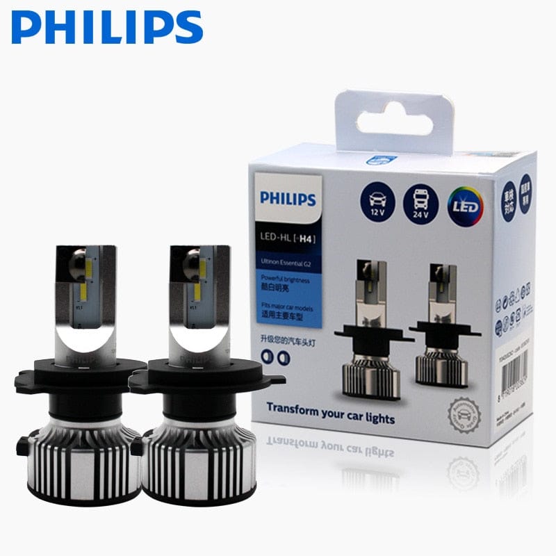 Philips Ultinon Pro3011 LED H1 H4 H7 H11 HB3 HB4 HIR2 Car LED Head Light  9005 9006 9012 Auto 6000K Bright White Original Lamp 2x - AliExpress