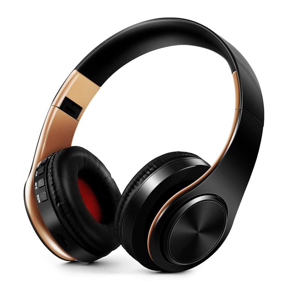 HIFI Stereo Headphones Bluetooth Music Support SD Card FM Radio