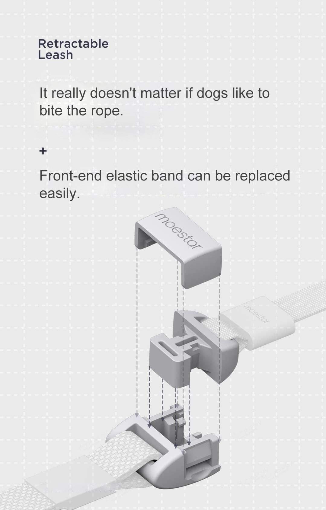 Revolight Home Luxurious Retractable Dog Leash Ring Led Lighting Flexible Pet Lead 3.0m length