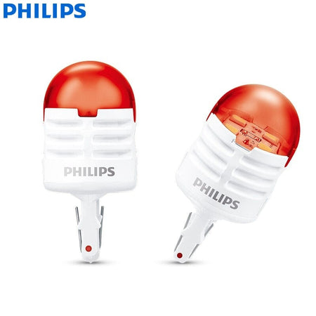 Philips LED T20 W21/5W 580 7443 Ultinon Pro3000 12V Red Turn